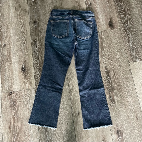 Everlane High Rise Kick Crop Raw Hem Jeans Size 25 - Picture 4 of 9